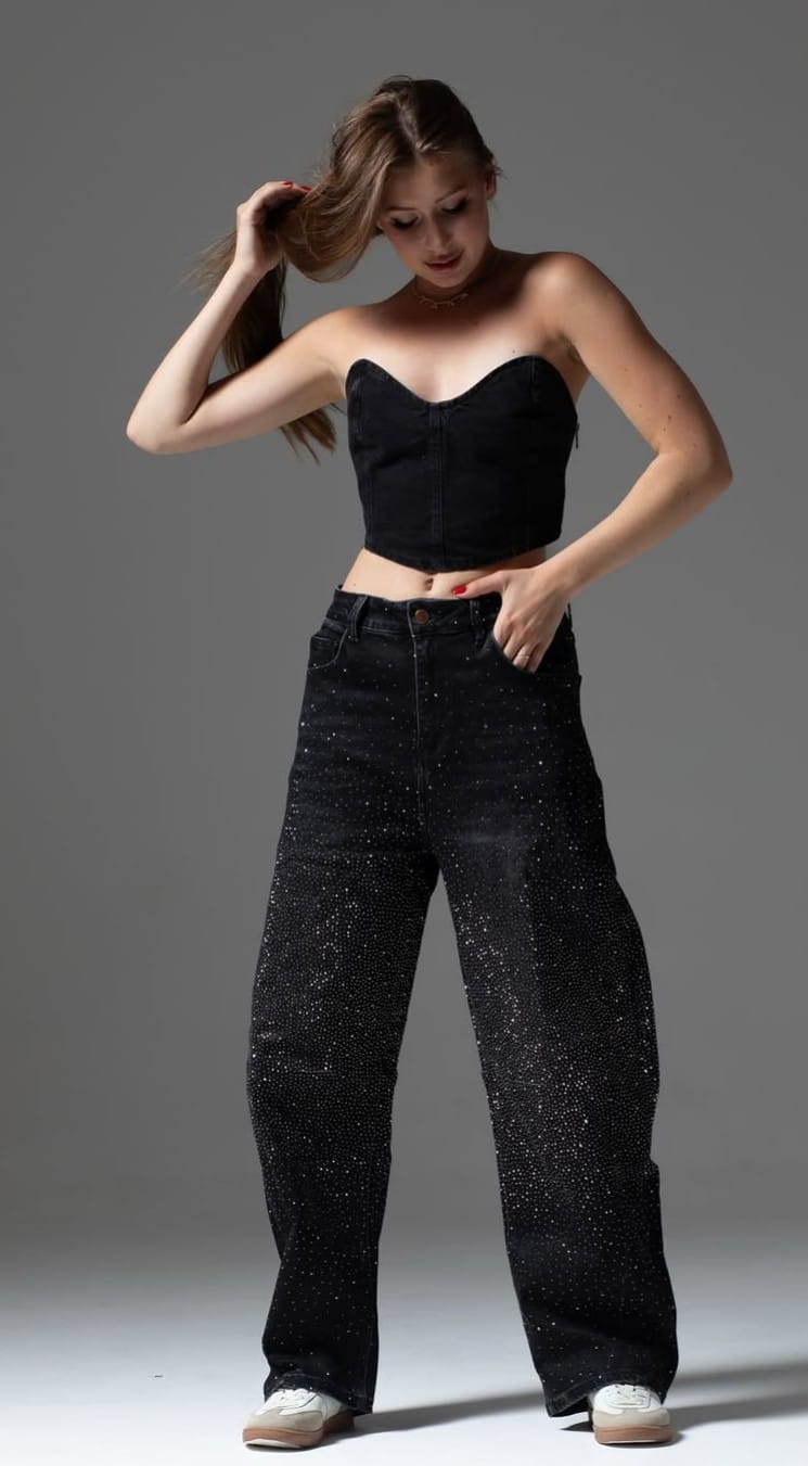 Rhinestone jeans