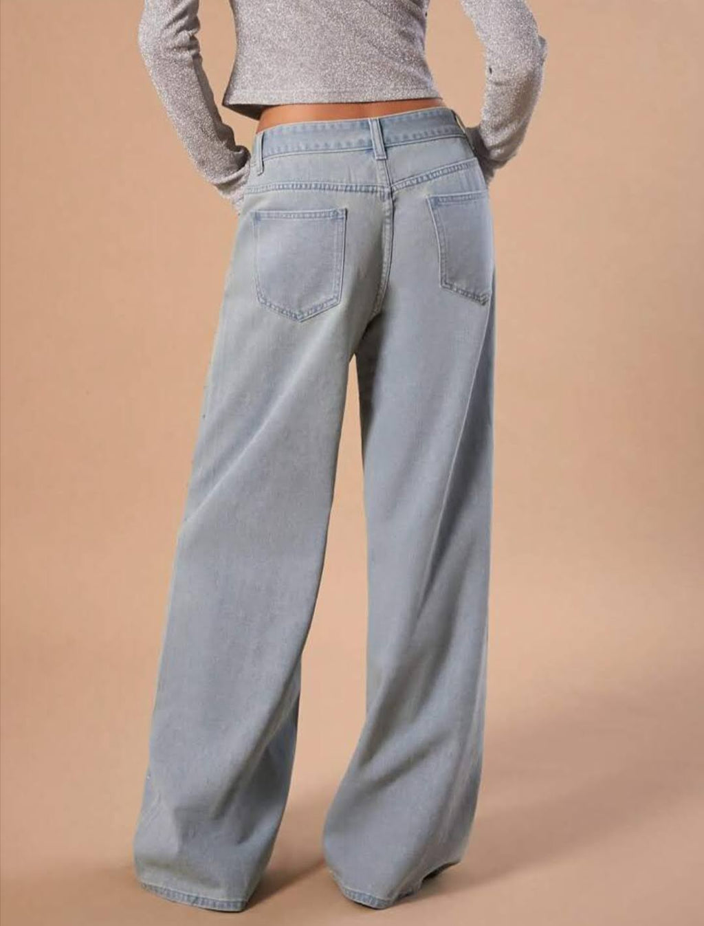 Rhinestone embellished jeans