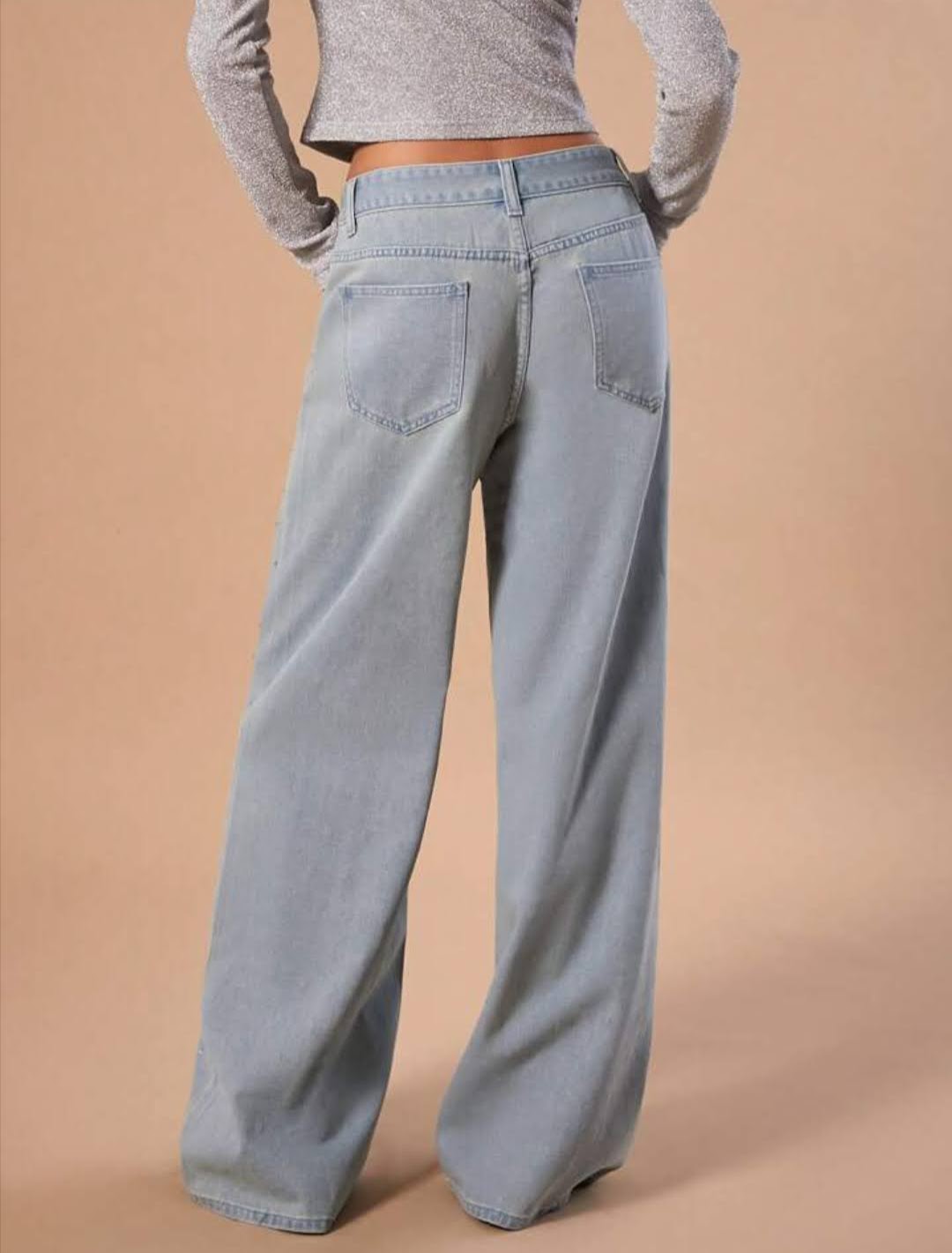 Rhinestone embellished jeans