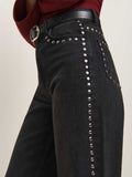 Stud emblissed jeans