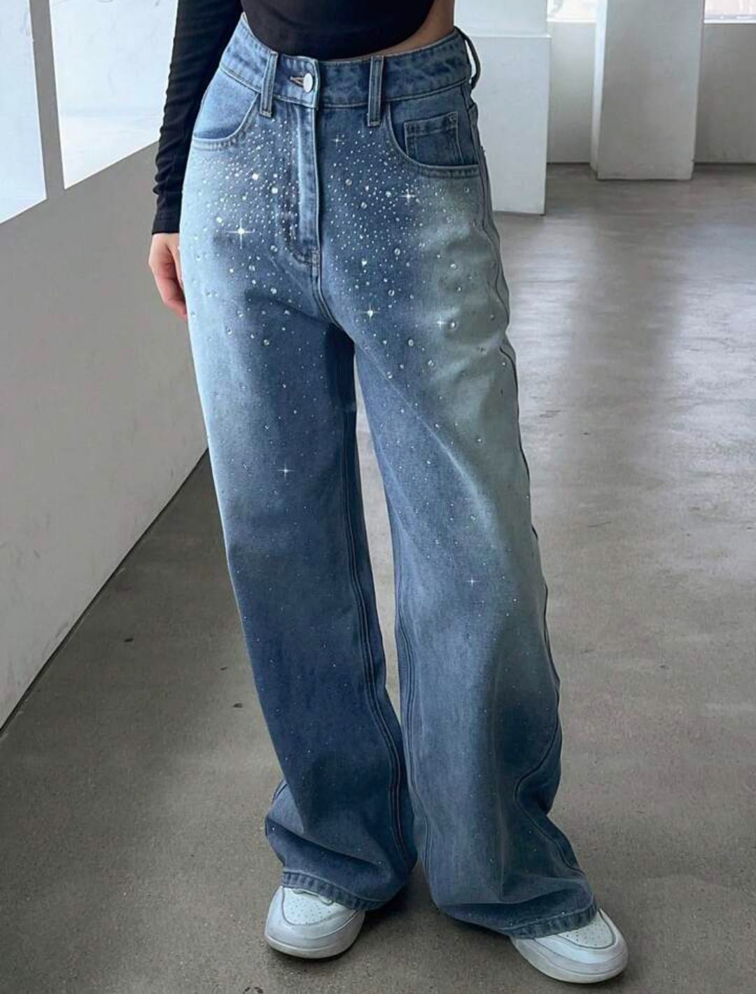Rhinestone jeans