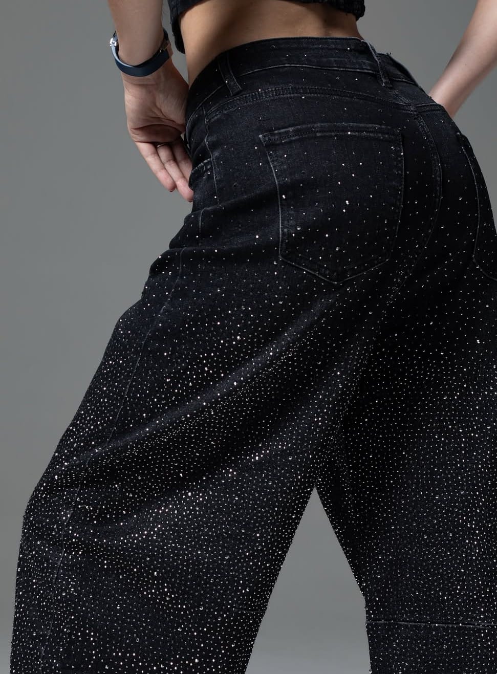 Rhinestone jeans
