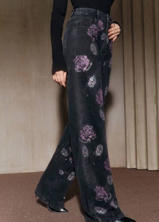 Rhinestone jeans