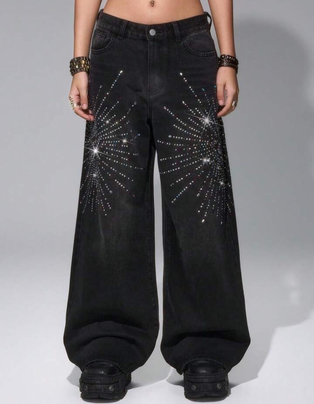 Rhinestone jeans