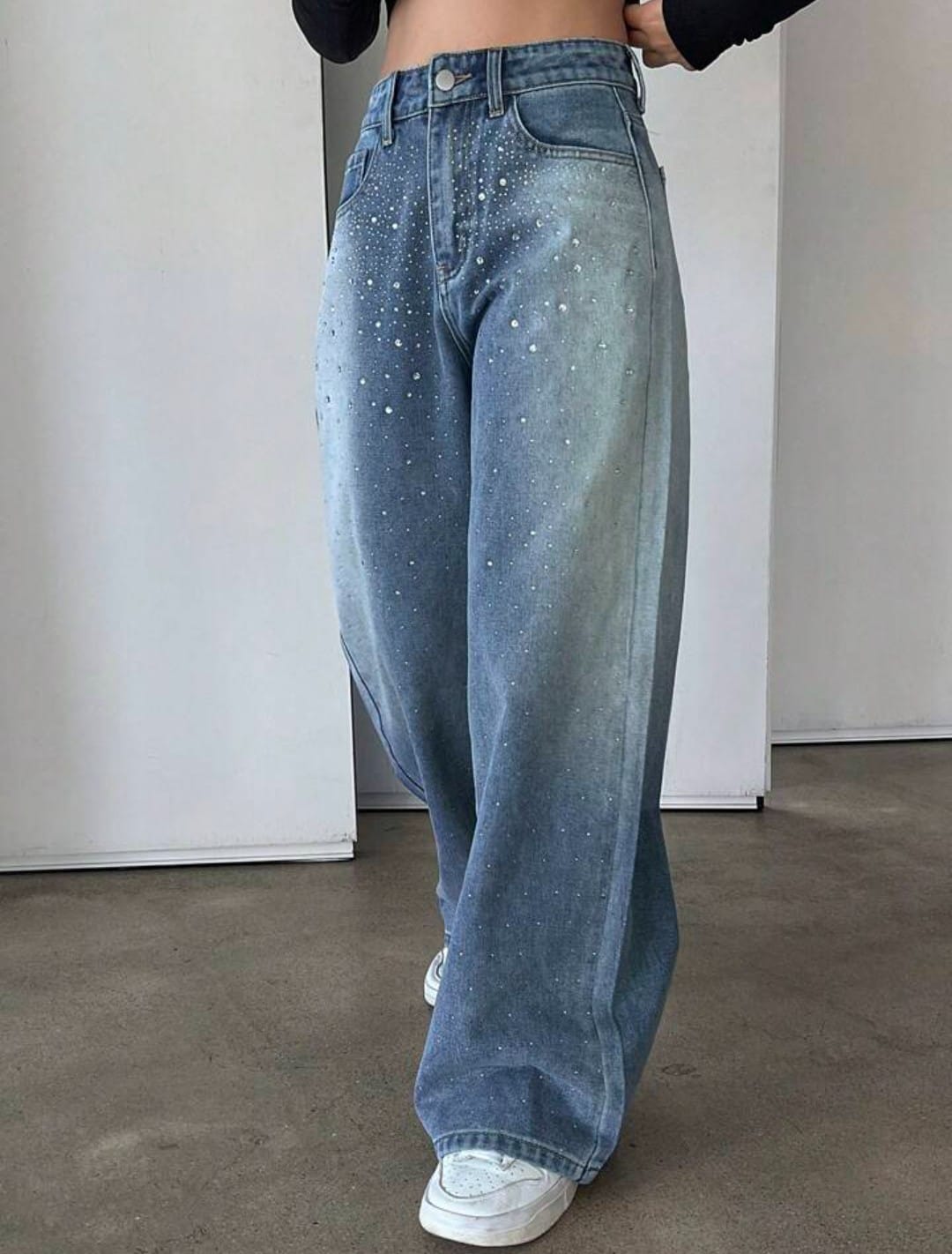 Rhinestone jeans