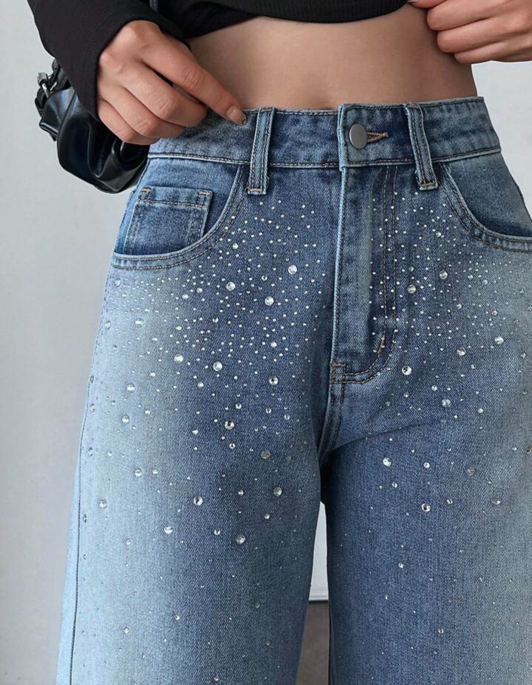 Rhinestone jeans