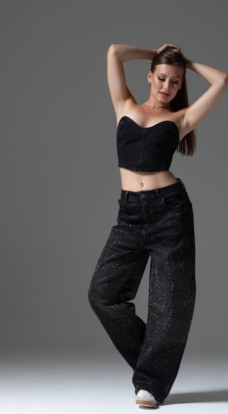 Rhinestone jeans