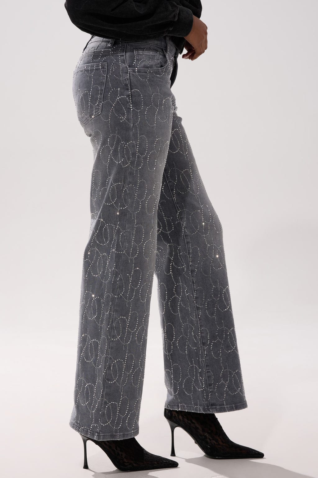 Rhinestone jeans