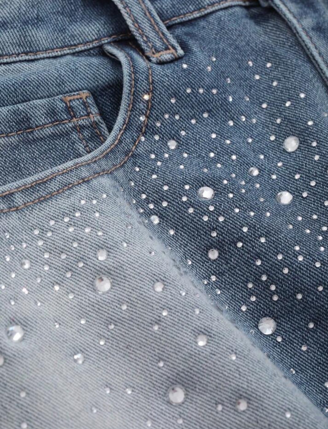 Rhinestone jeans