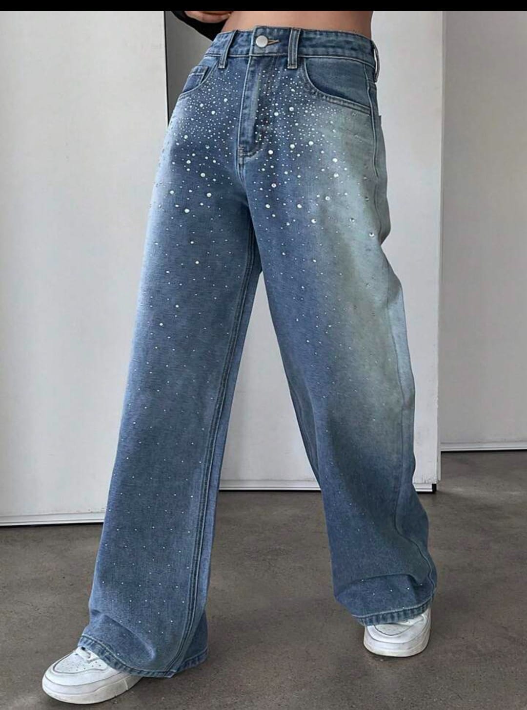 Rhinestone jeans