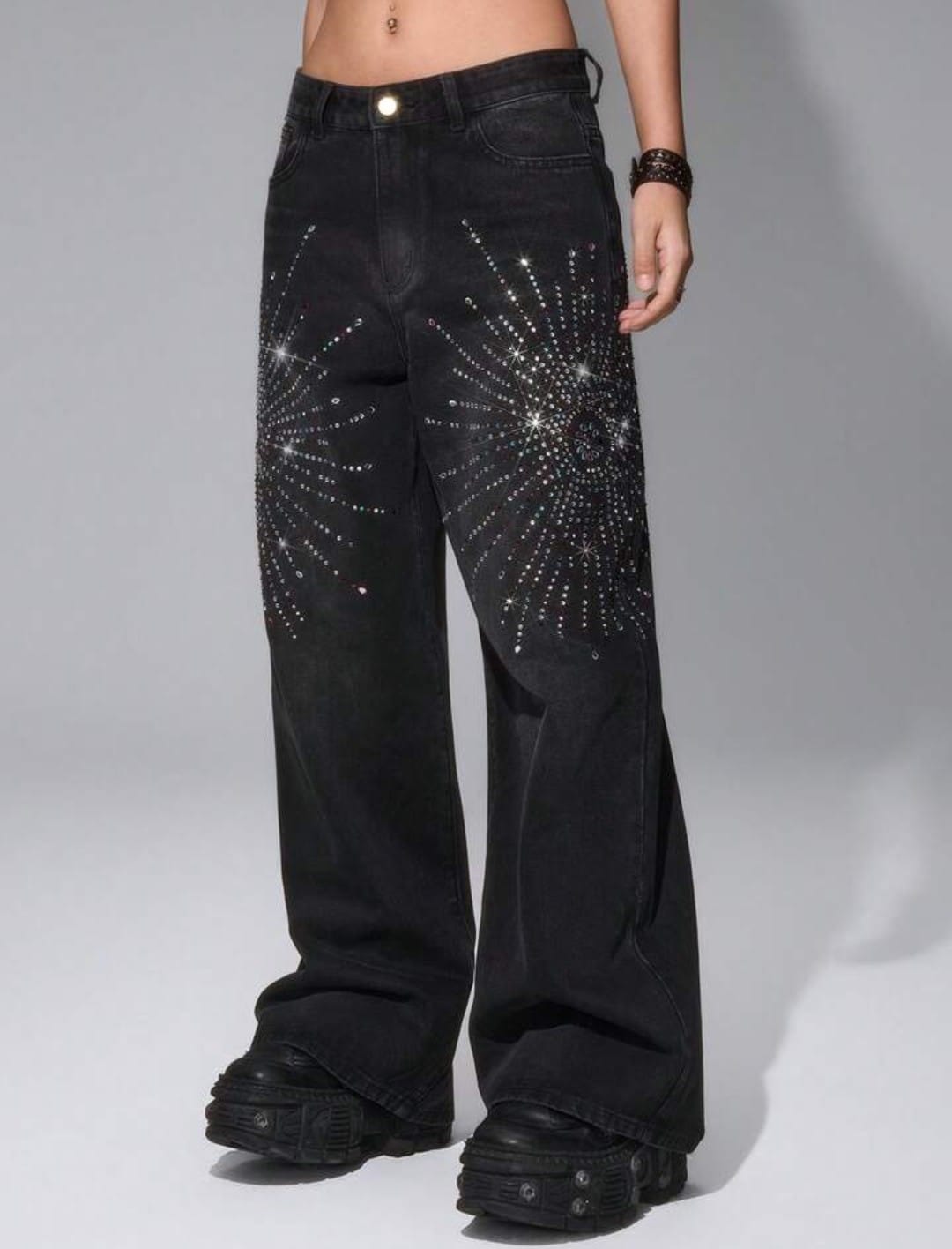 Rhinestone jeans