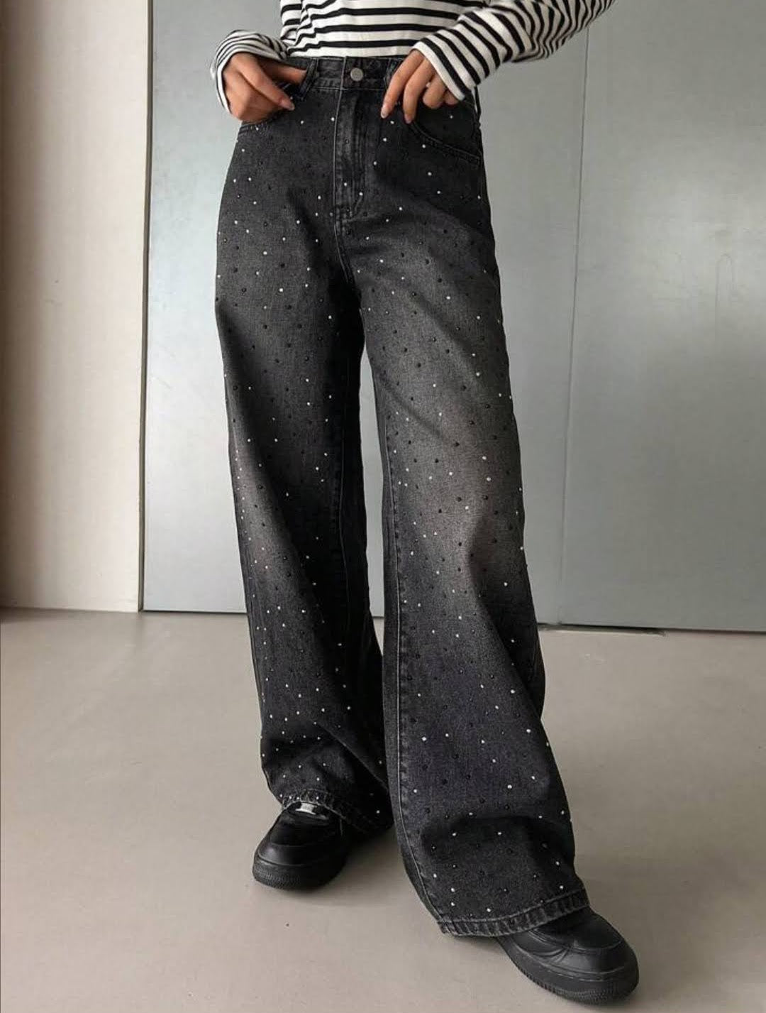 Rhinestone  Jeans