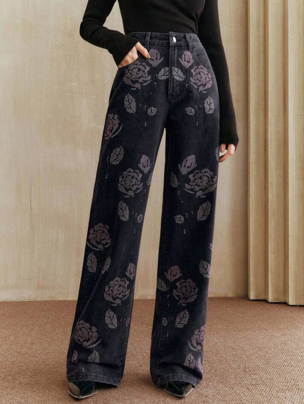 Rhinestone jeans