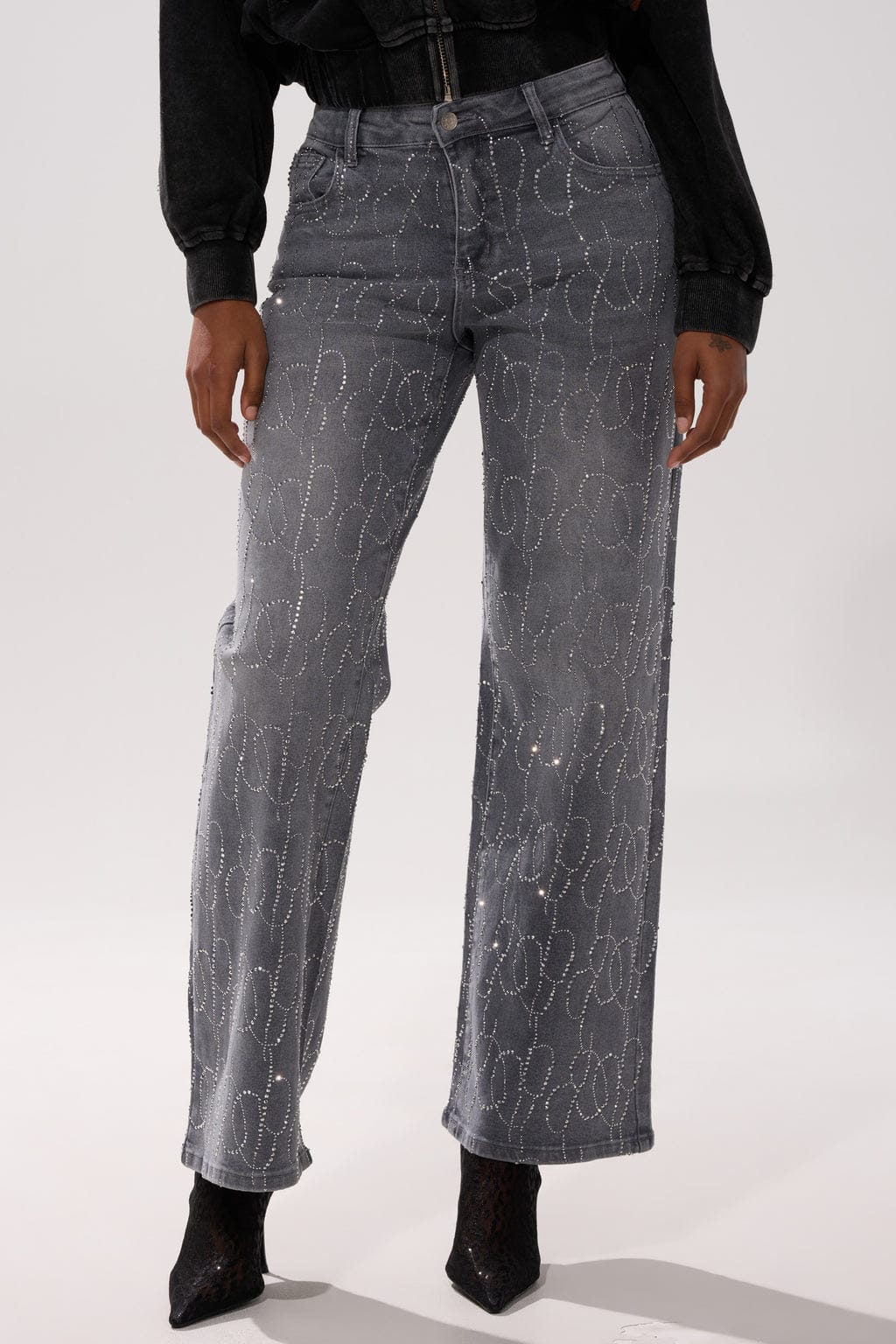 Rhinestone jeans