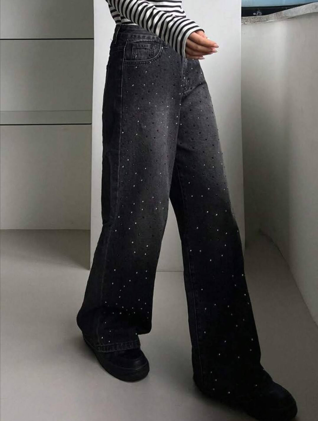 Rhinestone  Jeans