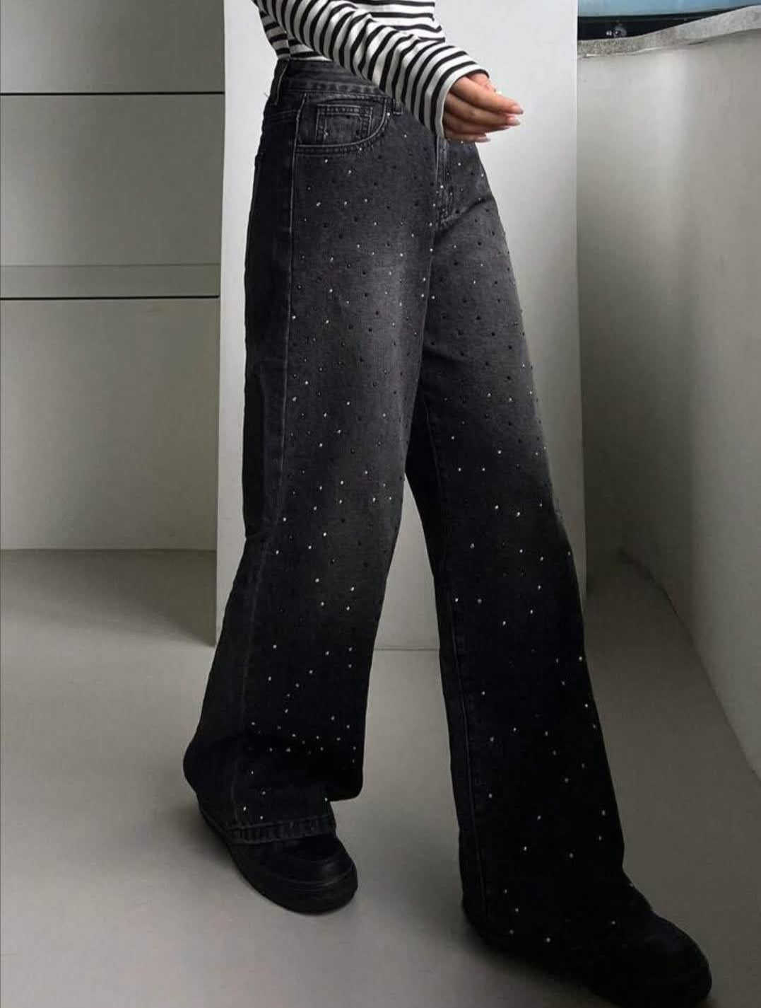 Rhinestone  Jeans