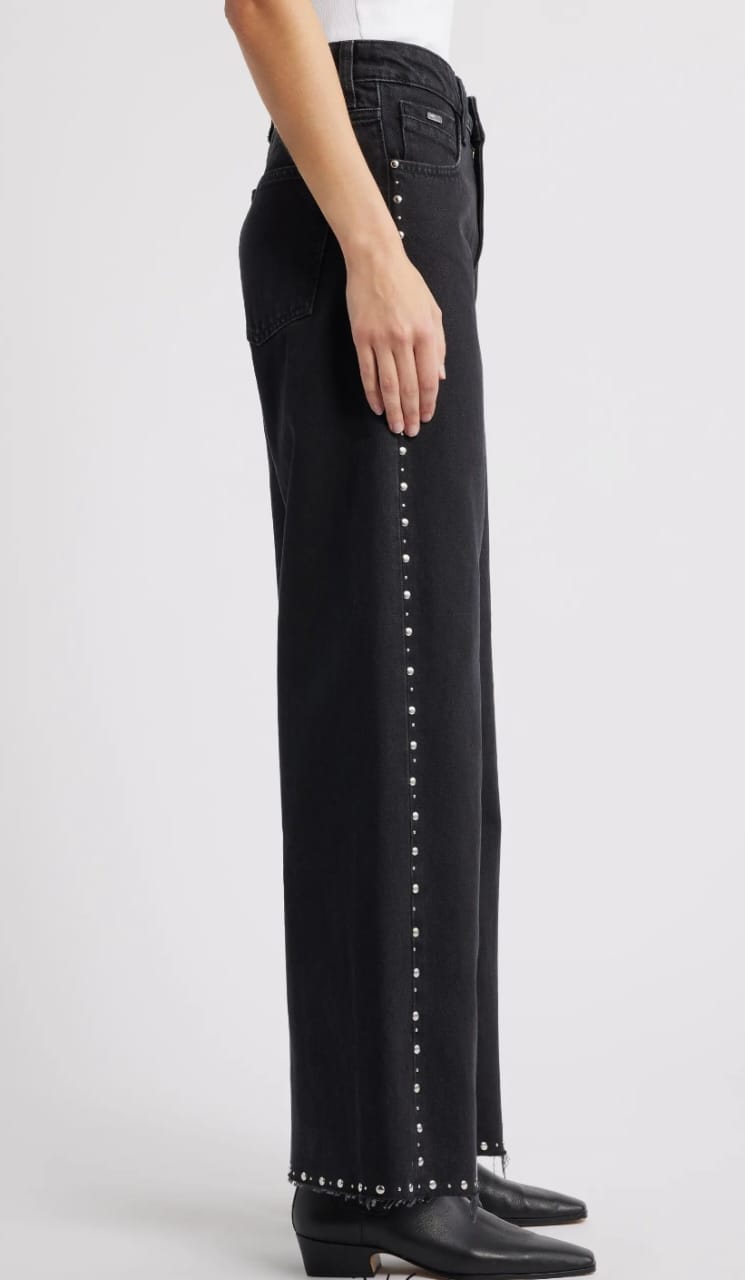 Women Blue rhinestone emblissed jeans