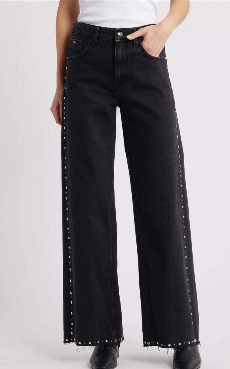 Women Blue rhinestone emblissed jeans