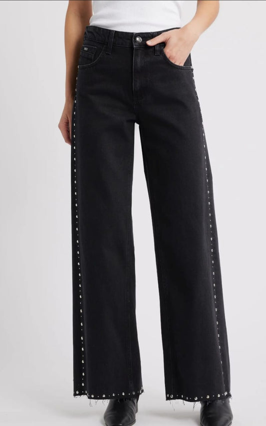 Women Blue rhinestone emblissed jeans